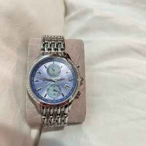 Citizen Eco-drive sapphire blue diamond ladies watch